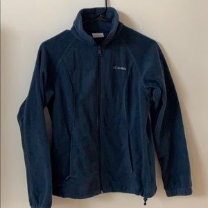 Blue Columbia fleece zip up